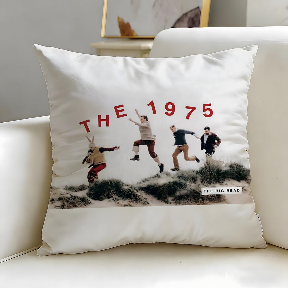 Klassische Band The 1975 Kissenbezug Weich Leicht zu Waschen Kissenhülle Vielseitig für Sofa Bett Reisen und Büro
