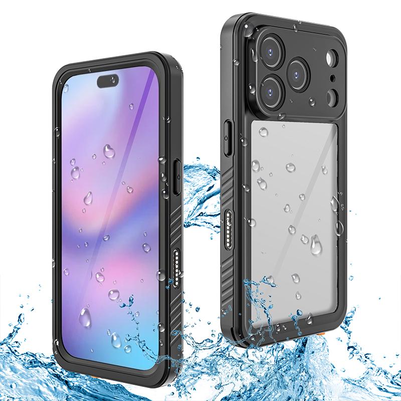 Shellbox for 17Promax/16/15/14 Waterproof Phone Case Diving Swimming Anti-drop Anti-shockproof Full Body Protective Phone Case