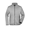 James and Nicholson Mens Knitted Fleece Jacket