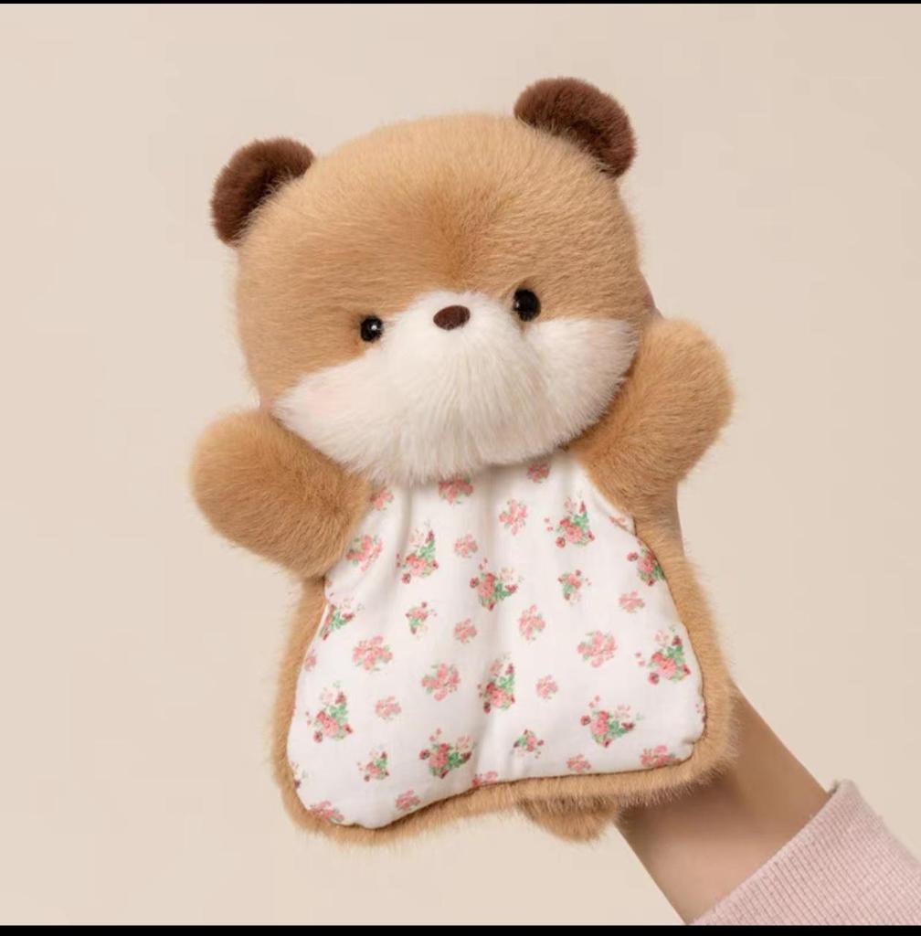 Red Panda & Cat Plush Wrist Rest Doll - Cute Desk Buddy Gift for Girls
