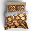 "Bakery Cat Themed Decoration Set" Bedding Set with 1 Duvet Cover 2 Pillowcases Single Double King Queen, Gift