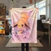 Eevee  Print Flannel Blanket, High Quality Comfortable for All Seasons, Home Decor, Warmth and Comfort