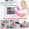 Electric Spin Scrubber Bathroom Cleaning Brush with 5 Brush Heads 5 in 1 Cleaning Brush Kitchen Dishwashing Brush Gadgets