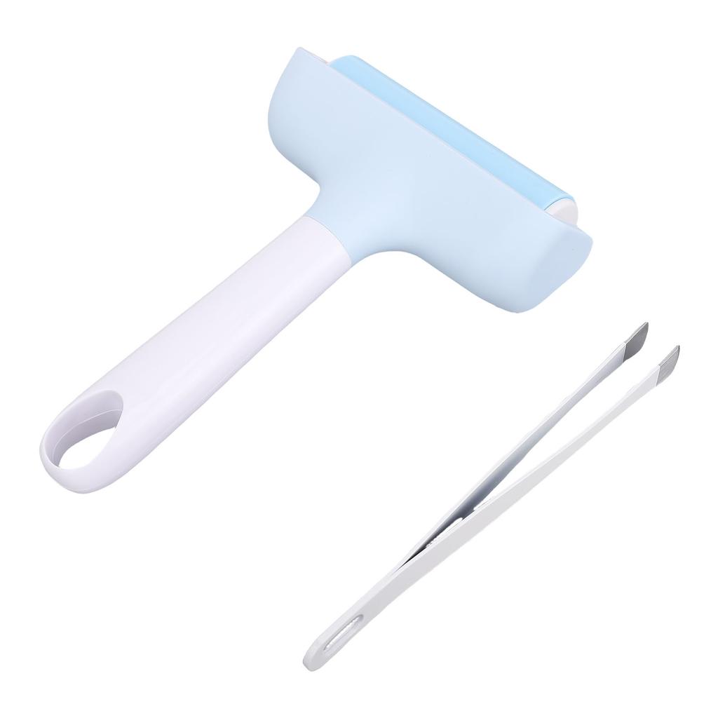 Brayer Roller Tweezers Set Multifunctional Brayer Roller Mat Remover Tool Set for Inkjet Paper Cardstock Kraft Paper