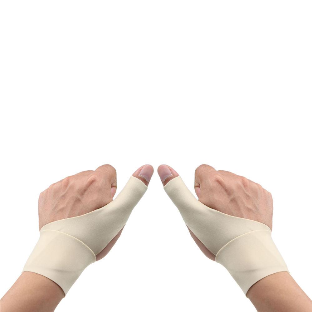 1Pair Thumb Wrist Support Brace,Elastic Arthritis Fingerless Glove for Pain Relief, Wrist Compression Sleeve Splint