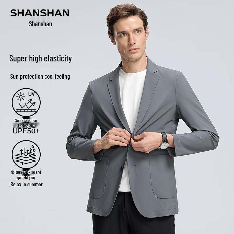 

SHANSHAN Men s UV Protection Business Casual Jacket M