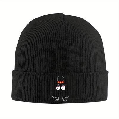 Barbapapa Barbamama Knitted Hat for Women Men Skullies Beanies Winter Hat Cartoon Warm Caps