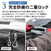 Mechanic CRAFT WORKS Capacity Roof Box for Direct Compatible with Sliding Rain Leak No Rails Light Easy Universal Roof Black [Automotive Supervised]