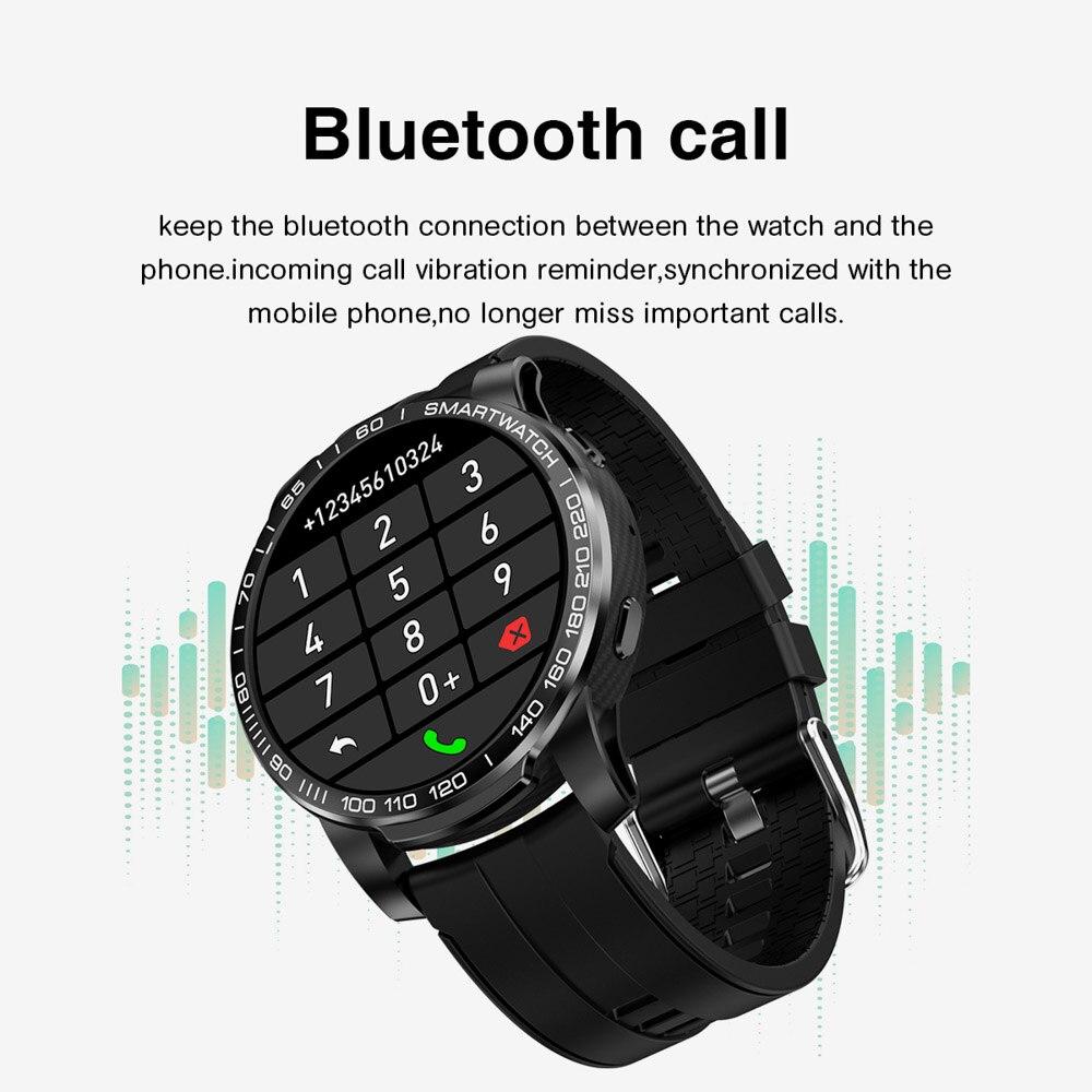 Smart Watch Carbon Fiber Men Bluetooth Call 24 Hours Heart Rate Multi-Sport Mode Smartwatch for Android IOS Fitness Tracker