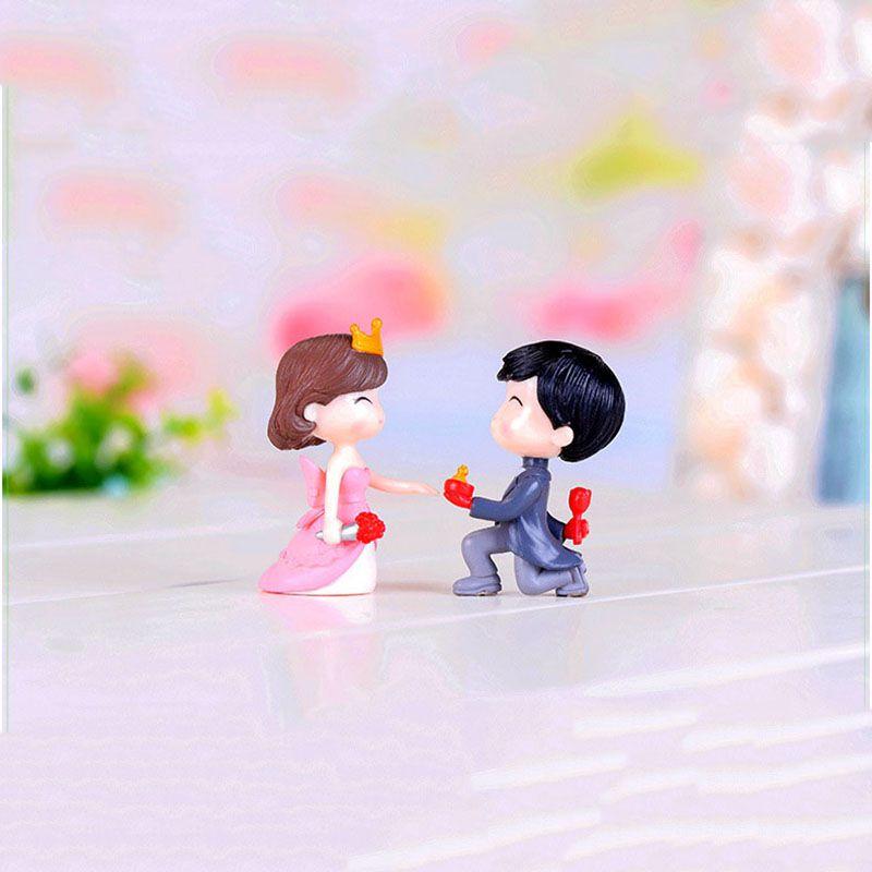 Adorable Diy Marriage Lover Couple Figurines For Wedding Cake Decorations