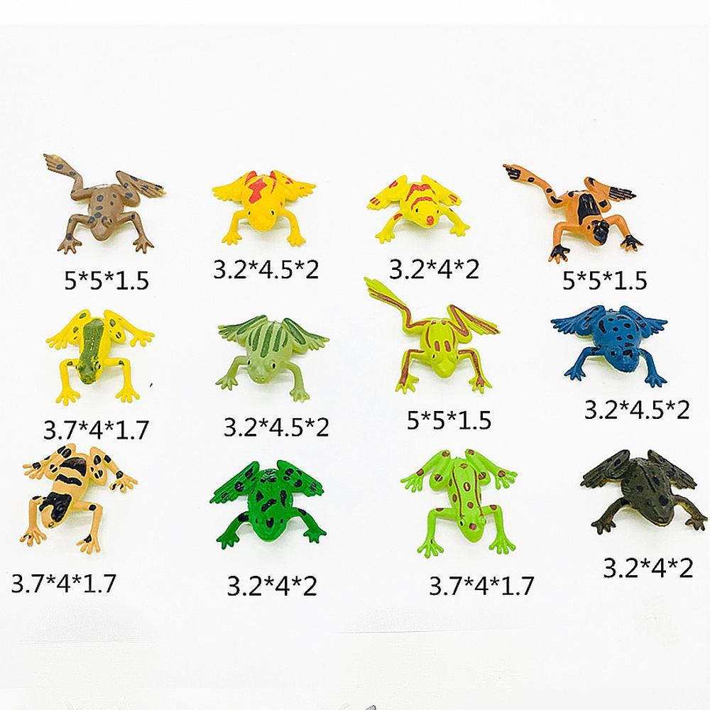 Toys Character Fun Toys Realistic Frog Action Figures Frogs Model Toys Colorful Assorted  Frog