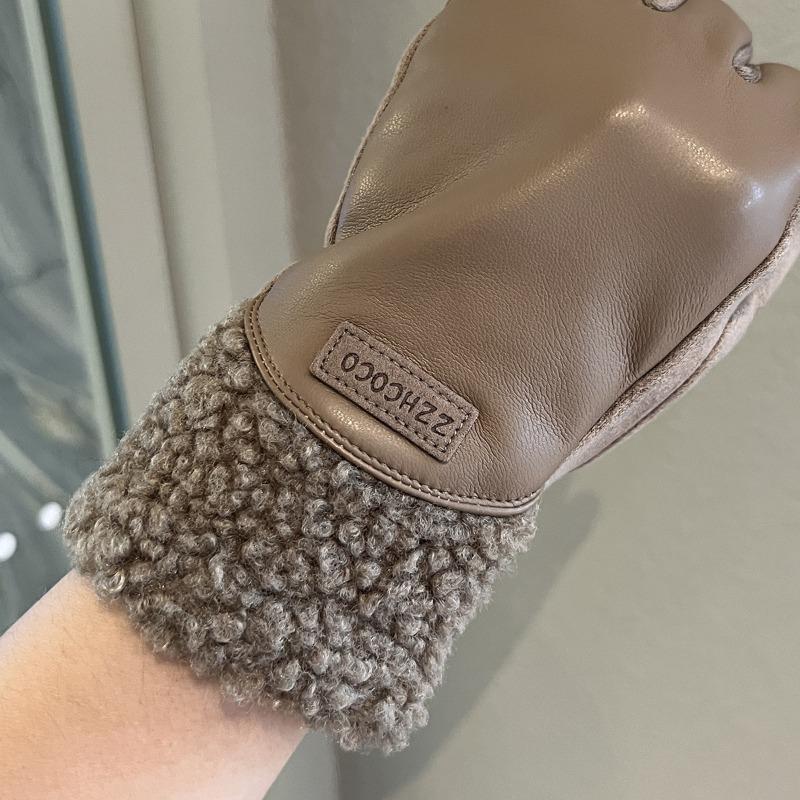 Gloves women's winter warmth, velvet and thickened new outdoor riding electric vehicle windproof and cold-proof five fingers