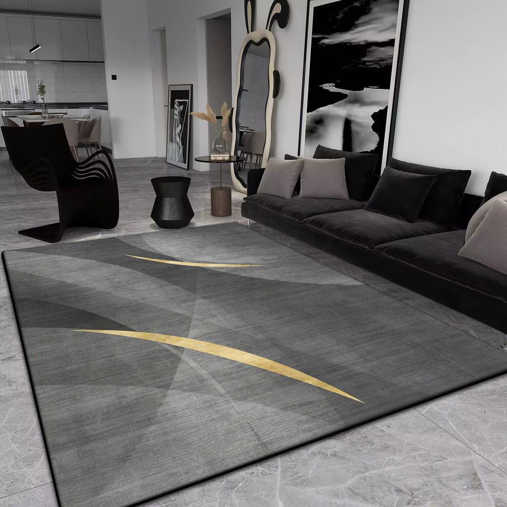 Modern Geometric Decorative Rug for Living Room Nordic Large Area Home Sofa Side Coffee Tables Mat Washable Bedroom Carpet 