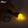 Mini Torch Keychain Rechargeable Light Torch Plastic Game Model Toys Backpack Decorative Pendant Holiday Party Gifts