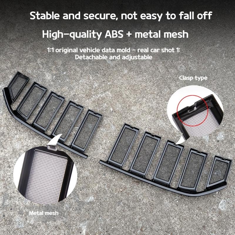 For BMW 5 series i5 G60 2024-2025 Car Upper middle net ect-proof net protective cover for car modification grille accessories