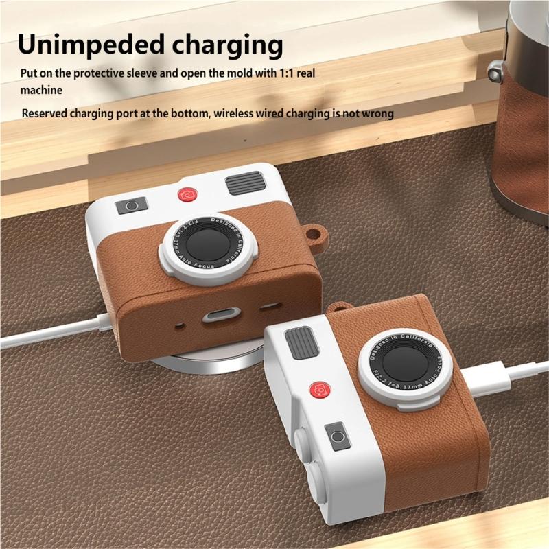 Shockproof and Waterproof Silicone Case for 4/3/Pro3 Wireless Earbuds Cover Easy Cleaning Portable Design for Travel