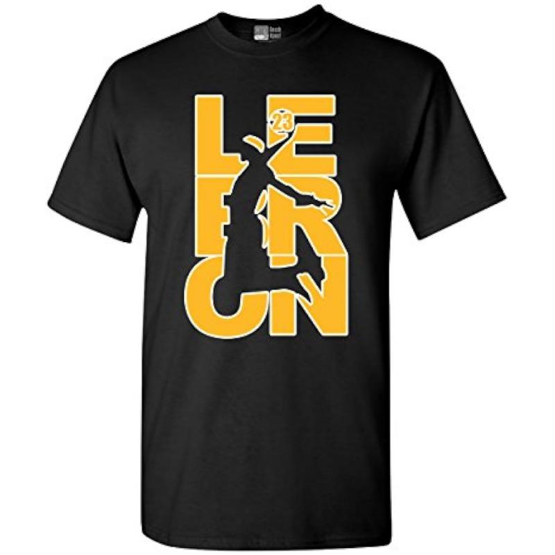 L23 23 LA Basketball Sports Fan Wear DT Adult T-Shirt Tee