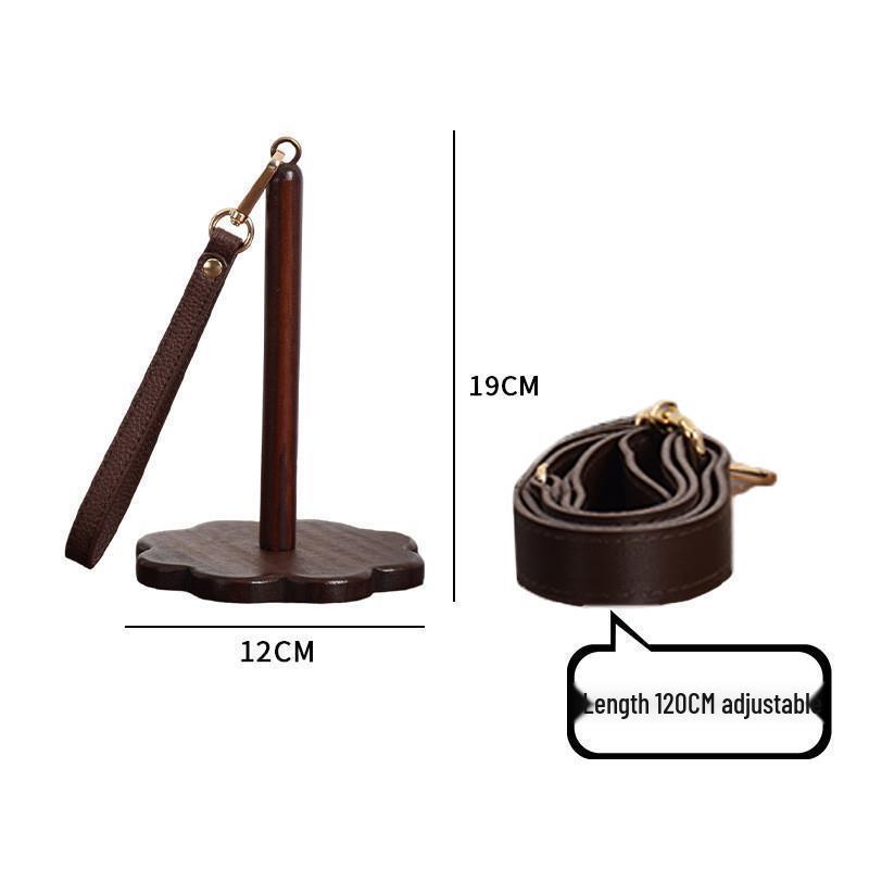 Buche Holz Drehbarer Garn- und Häkelwickler