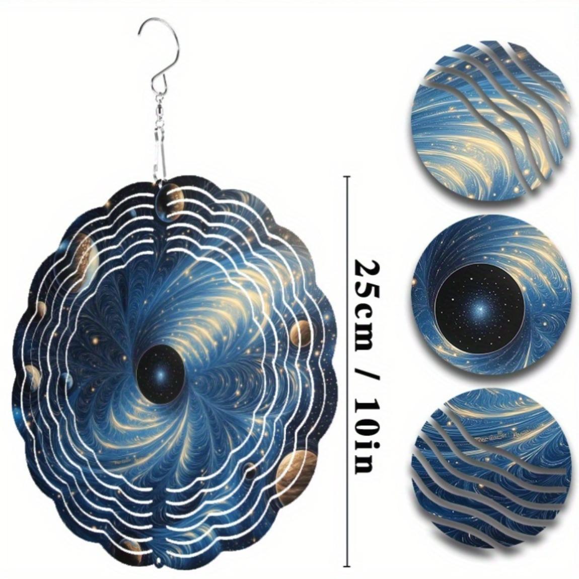 

A Yin-Yang Themed Wind Spinner - a 3D Metal Wind Sculpture for Indoor And Outdoor Decoration, a Perfect Gift for Thanksgiving And Christmas 01A