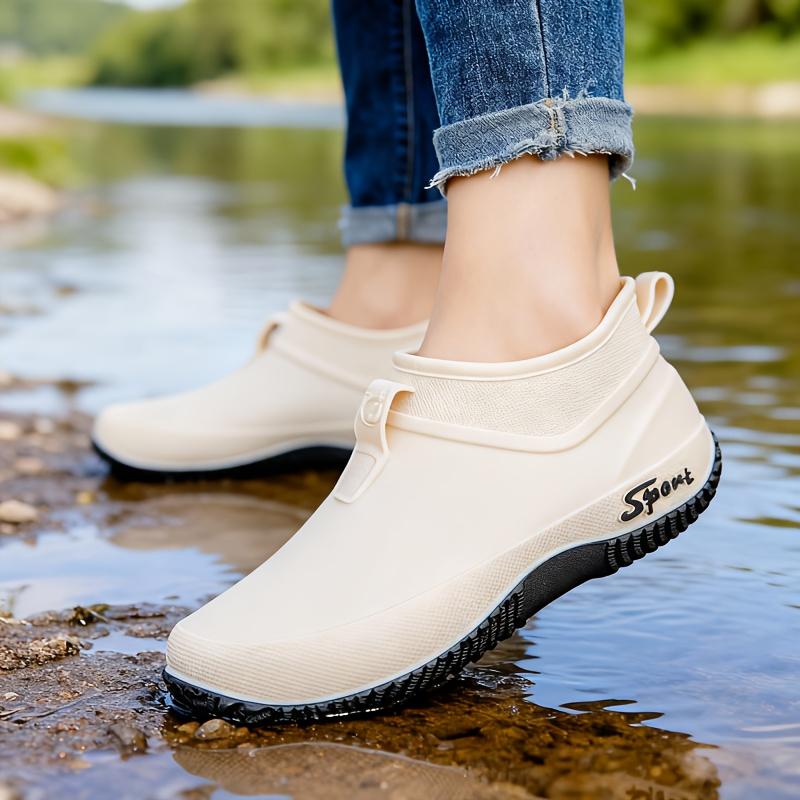 Dames Antislip Regenschoenen Tuinieren Lichtgewicht Schoenen Modieuze Regenschoenen
