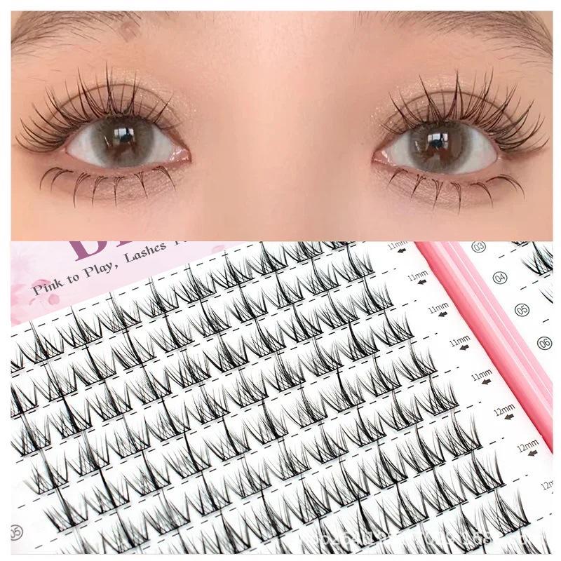 European & American Thick Curly False Eyelashes - 32 Rows Large Set
