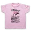 Save The Flamingo Animal Rights Protest Slogan Bird Kids Childs T-Shirt