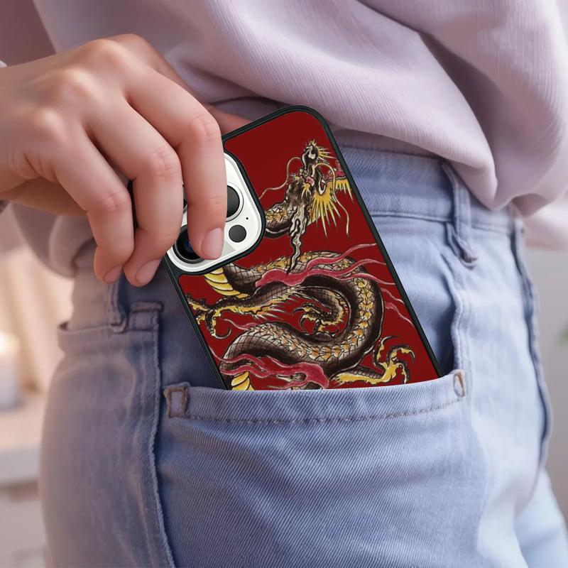 Legendary Chinese Dragon Phone Case For iPhone 17 Air 15 16e 14 13 Pro Max Coque 12 11 Pro Max PLUS Cover