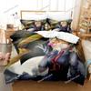 3D Printed Anime Miss Kobayashis Dragon Maid Kanna Bedding Set Boys Girls Twin Queen Size Duvet Cover Pillowcase Bed Kids Adult7