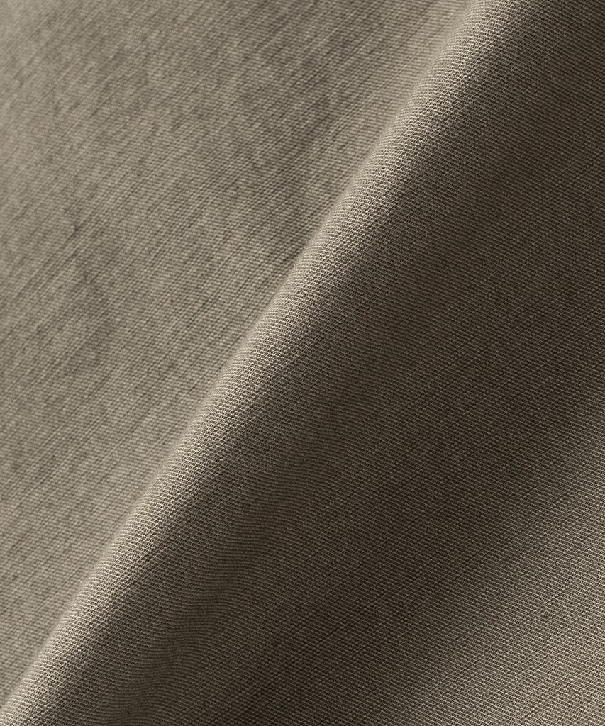 NONBLANK Washed Wide Curved Cargo Pants_Khaki