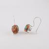 Spiny Oyster Gemstone 925 Sterling Silver Jewelry Handmade Earrings1.05" For Her EE-173-41