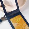 PU Leather Employee Id Case with Lanyard Fashion Leather Id Credit Card Holder Access Bus Card Case Badge Holder Card Sleeve