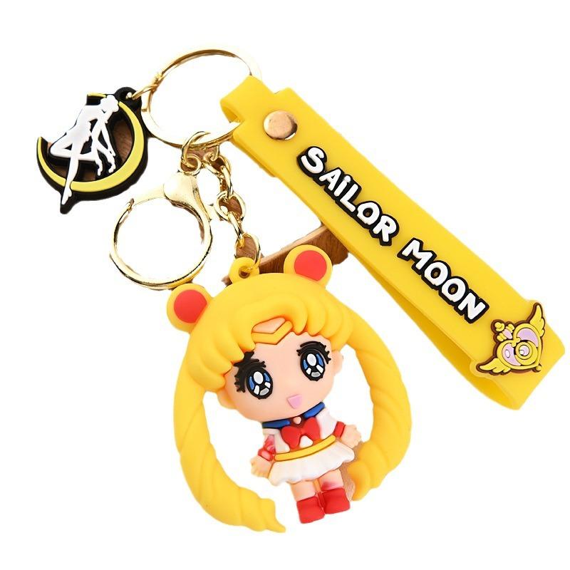 Sailor Moon Series Keychain Comic Periphery Cartoon Backpack Decor Kawaii Decoration Christmas Gifts for Girls
