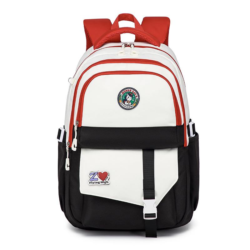 New Schoolbag Men's and Women's Lightweight and Simple Leisure Travel Backpack High Value Primary and Secondary School Students Schoolbag