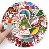 50 Christmas Graffiti Stickers: Creative Decor for Laptops, Suitcases, and Cars