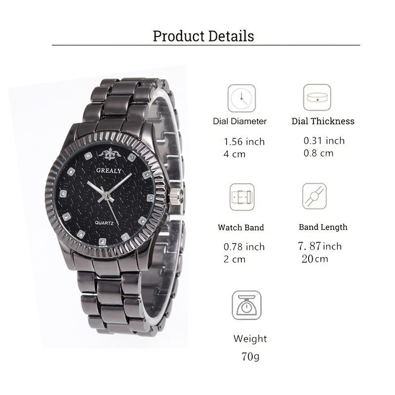 Ladies' Quartz Watch with Alloy Band: Fashionable and Casual Design