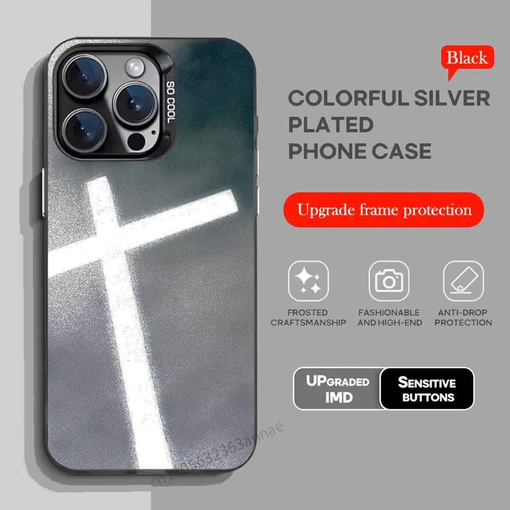 Bible Jesus Christian Cross Phone Case for iPhone 15 16 Pro Max  Air SE 11 13 Pro 14 Plus 12 11Pro 15Pro Max 16e Cover