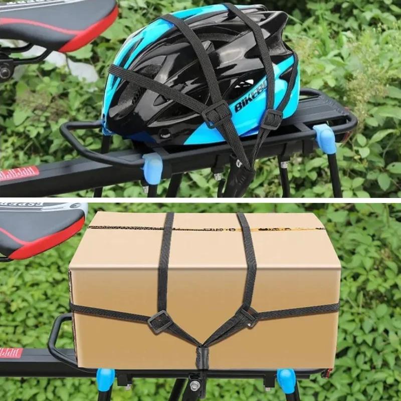 Motorcycle Helmet Luggage Cord Bungee Bandage Luggage Helmet Retractable Elastic Strap 24"/60Cm and 35.4"/90Cm Package Universal