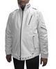 NOORA Men's Real Leather White Jacket ST032