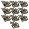 10 Pezzi Clip Leggere per Tubo di Idratazione Clip Regolabile per Tubo dell'Acqua Fibbia Resistente per Zaino Outdoor