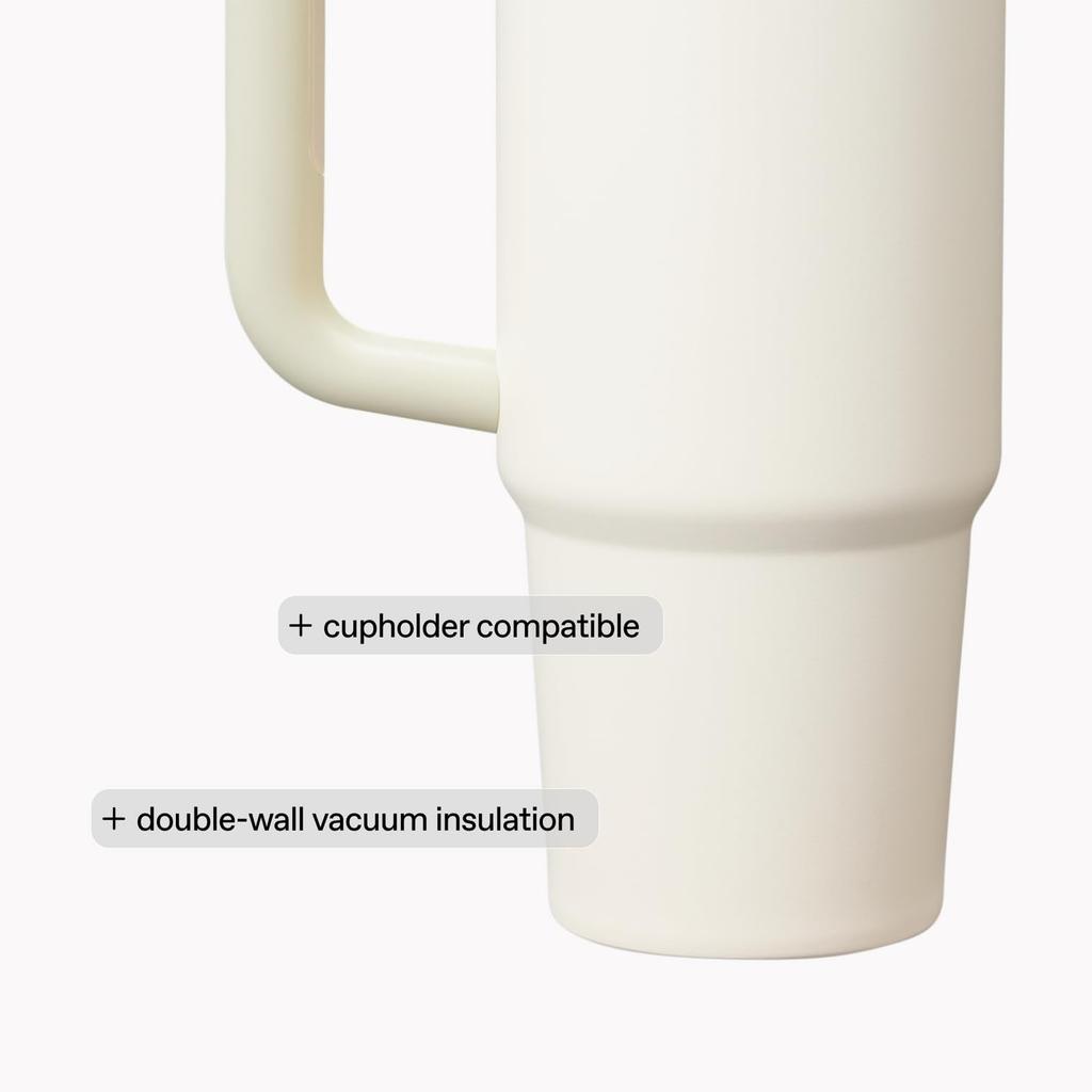 Stanley 1913 H2.0 Vacuum Quencher 0.89L Black 2.0 - Insulated, Durable, Straw Water Bottle for Summer, Outdoor Use, Dishwasher Safe, Warranty (Genuine