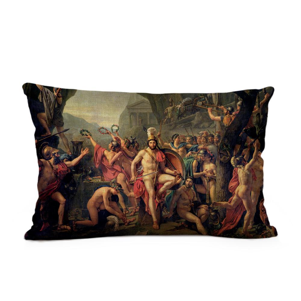 Neoclassicism Home Decorative Napoleon Oil Painting Sofa Throw Pillow Case Rome Spartacus Jacques Luis David Art Cushion Cover