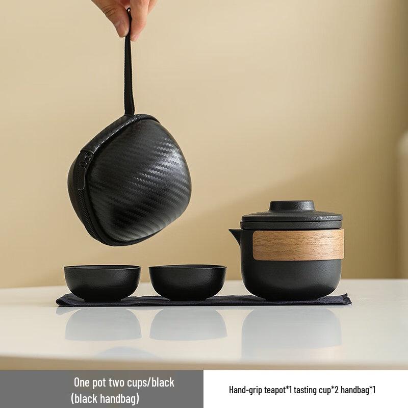 Dehua Ceramic Portable Travel Tea Set