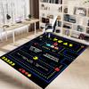 1pc Pacman Adventure Carpet for Playroom Bedroom Living Room Sofa Home Decor,kids Game Area Rug Non-slip Floor Mat Y730139