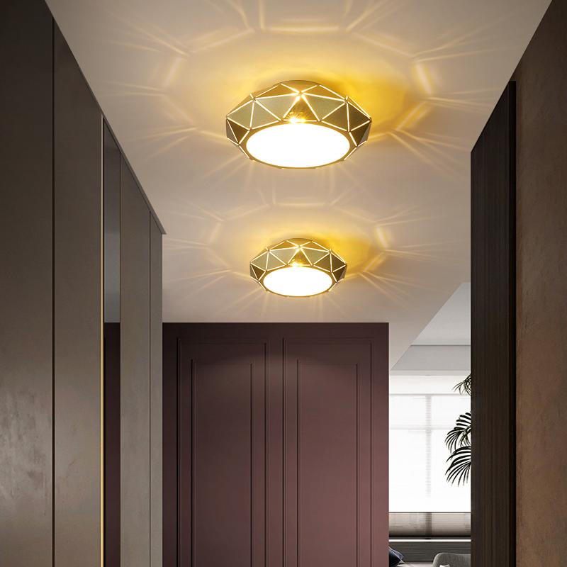 Modern Aisle LED Ceiling Lamp For Corridor Stairs Entrance Attic Square Indoor Lighting Minimalist Style Lights Kitchen Fixtures