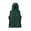 Golf Zip Deep Script Logo Women's Vest, CW-AG606, Green, Stretch, Warm, Windproof, Water-Repellent,