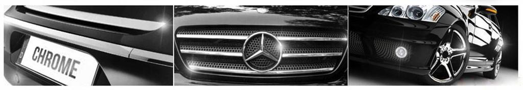 Mercedes Sprinter W907 W910 Molduras Cromadas Para la Rejilla