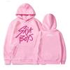 KPop Demon Hunters Saja Boys Hoodie Long Sleeve Movie Printing Sweatshirt Hooded Fleece Casual Female Pullovers Streetwear Women