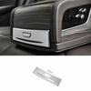 Silver Steel Central Console Armrest Box Strip Trim For BMW 5 Series G30 2018-22