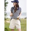 Demana Women's Striped Polo T-Shirt