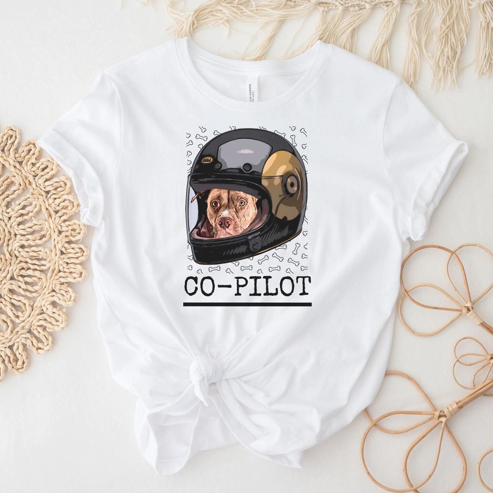 Pitbull shirt  Dog is My Copilot  Shirt 4XL